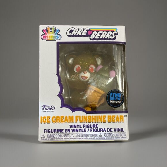 🔥Funko Minis Glitter Series Care Bears Ice Cream Funshine Bear BNWT🔥 - Picture 1 of 2